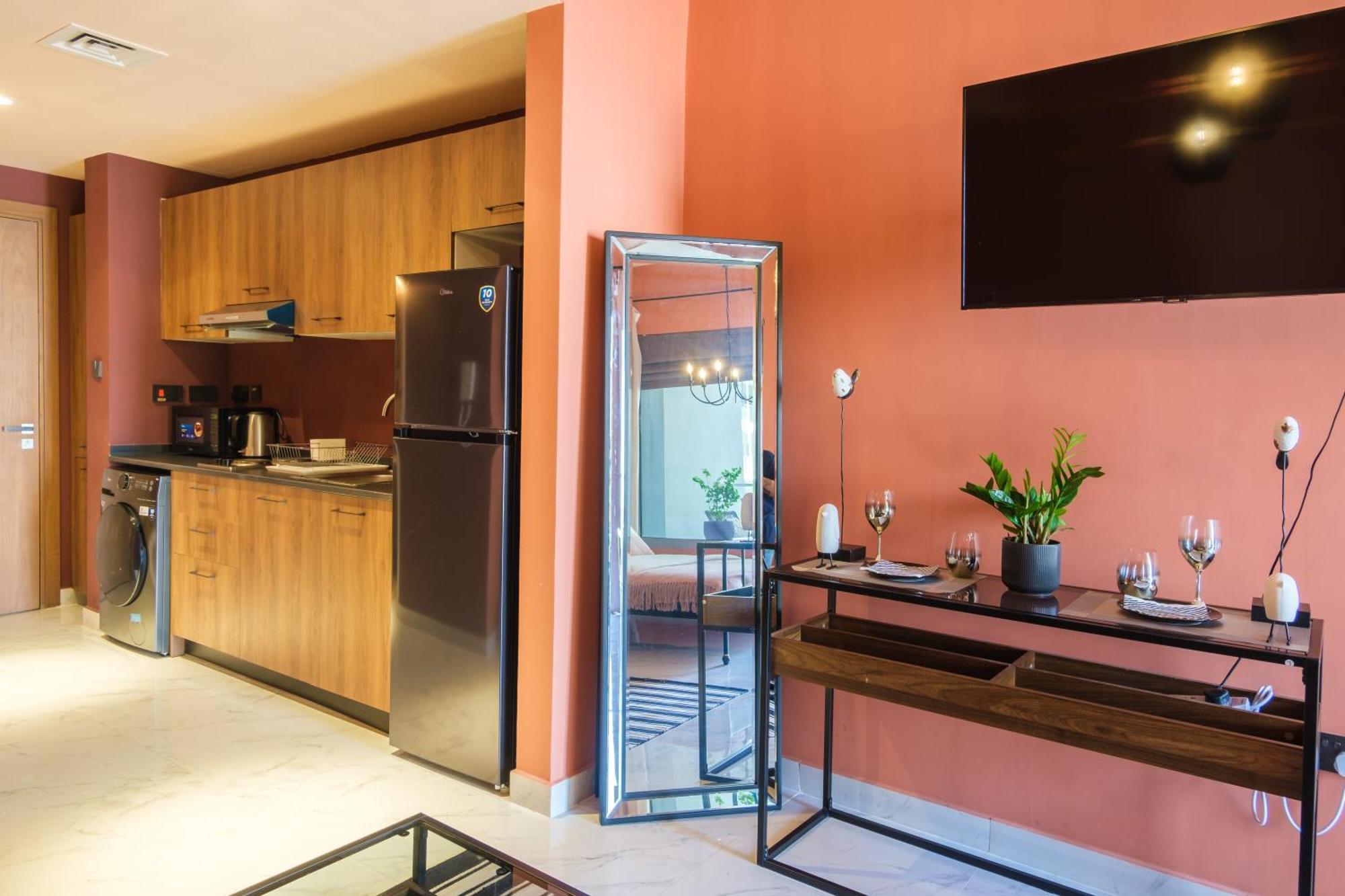 Apartamento Poolside Charm Abu Dabi Exterior foto
