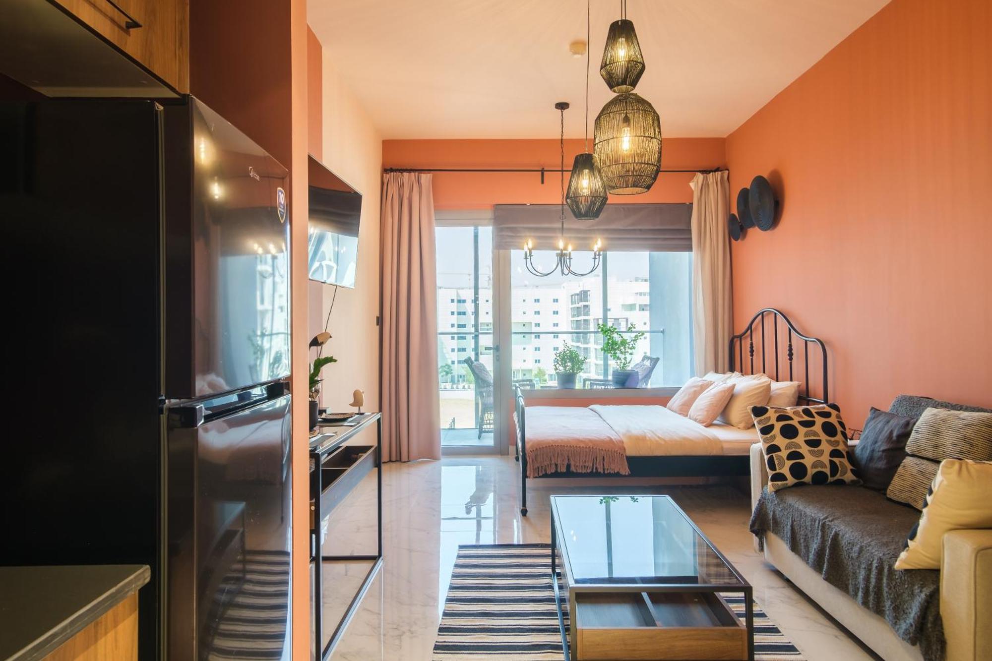 Apartamento Poolside Charm Abu Dabi Exterior foto